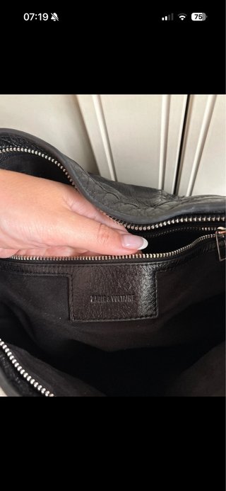 Bolso Zadig & Voltaire Negro Piel Cremalleras