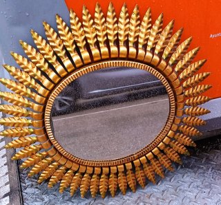 Espejo Sol Dorado