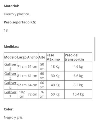 Transportín animales IATA 4 - 71x51x50