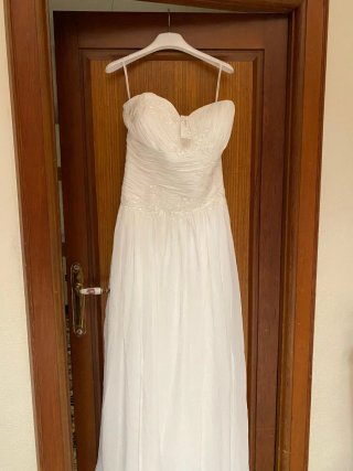 Vestido de Novia Blanco Sin Usar