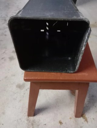25 Vasi Quadrati 6,7L Nero