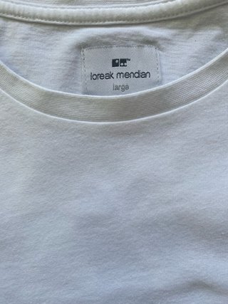 Camiseta Loreak Mendian Blanca Talla L