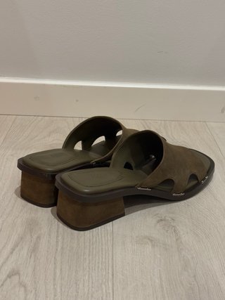 &Other Stories sandalias piel tacón ancho 41 nuevo