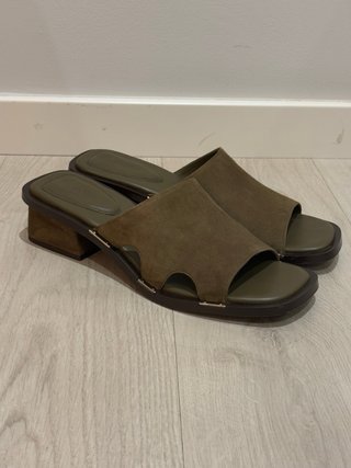 &Other Stories sandalias piel tacón ancho 41 nuevo