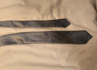Corbata Bolongaro Trevor Gris/Plata