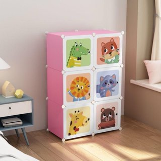 Armadio modulare per bambini 6 ante