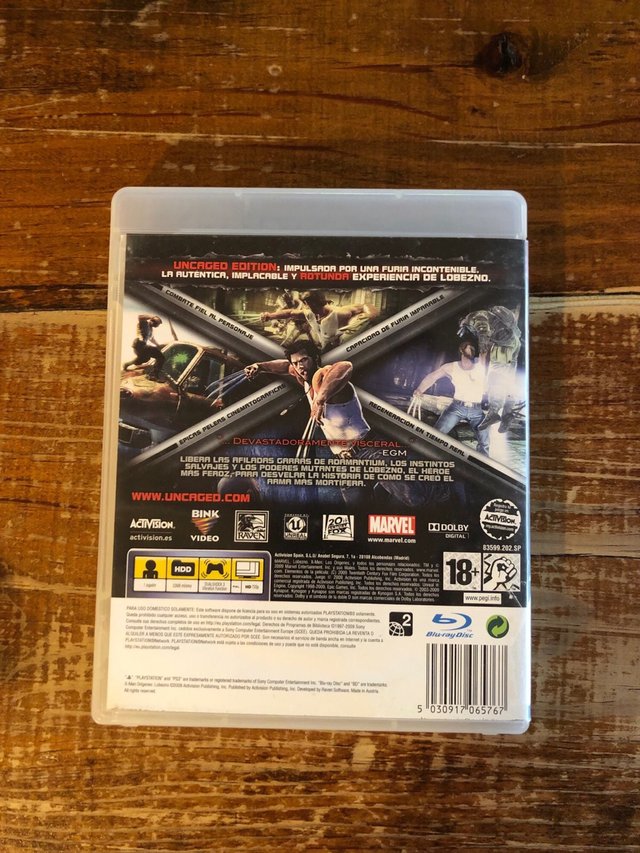 X-Men Origins: Wolverine Uncaged Edition per PS3