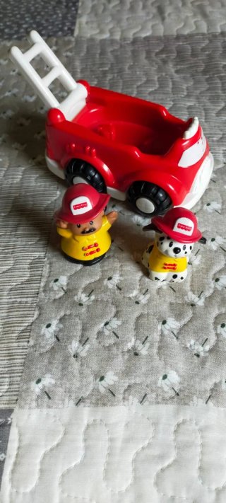 Coche Bomberos Fisher Price con Figuras