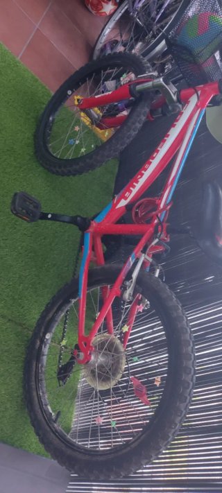 Bicicleta Infantil Roja California