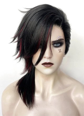 Peluca Vi Goth Arcane cosplay