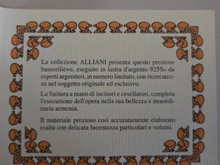 Portagioie Alliani lamina d'argento 925 R 7-10 g