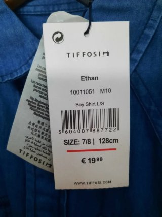 Camisa vaquera Tiffosi Denim azul