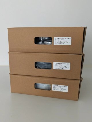 3kg Filamento PLA+ (Negro, Gris, Blanco)