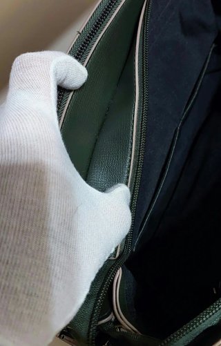Bolso Celine Verde Piel