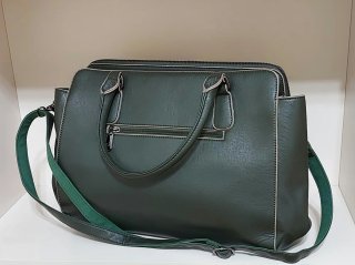 Bolso Celine Verde Piel