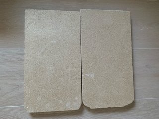 Kit vermuculita piedra beige para chimenea Bronco