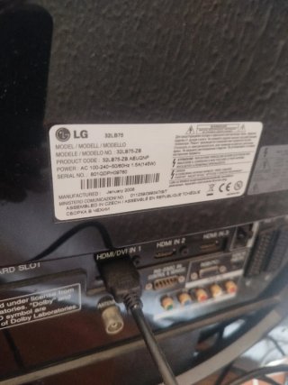 Televisión LG 32 Negra