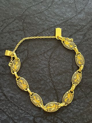 Pulseira Vintage Damasquinada de Toledo