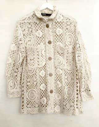 Chaqueta Zara Crochet