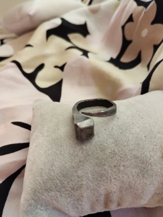 Anello antico promessa diamante