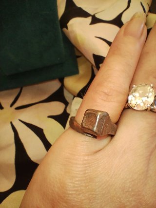 Anello antico promessa diamante