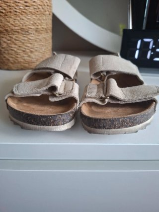 Sandalias Zara niño talla 34 beige