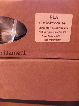 Filamento PLA para Impresión 3D 1kg