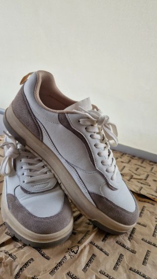 Zapatillas Napapijri S5DUST01/LEA Beige/Blanco T42