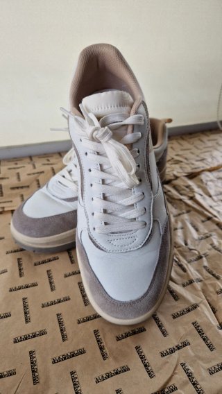 Zapatillas Napapijri S5DUST01/LEA Beige/Blanco T42