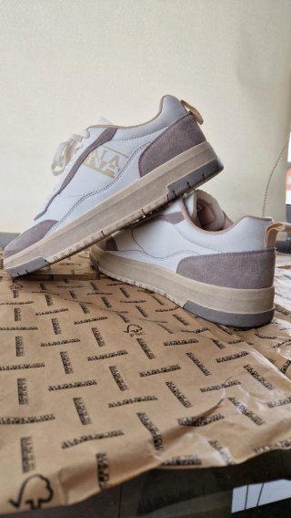 Zapatillas Napapijri S5DUST01/LEA Beige/Blanco T42