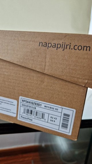 Zapatillas Napapijri S5DUST01/LEA Beige/Blanco T42