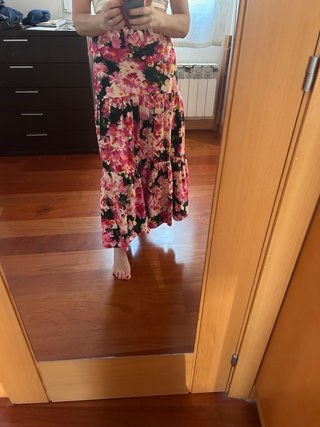 Vestido Zara estampado floral talla XS