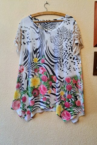 Blusas Talla grande. Inspire Estampado Floral