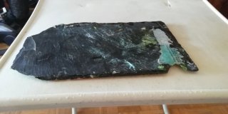 Pizarra pintada a mano