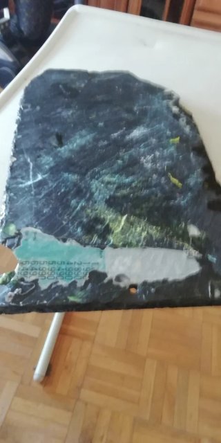Pizarra pintada a mano