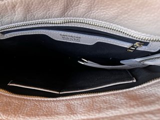 Bolso Samsonite Beige Piel