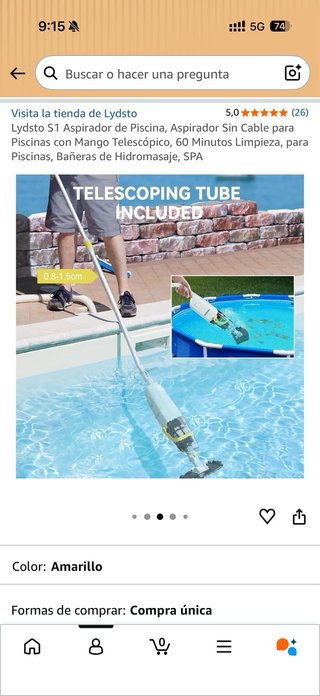 Aspirador Piscina Lydsto S1