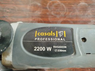 Radial, amoladora, profesional Casals 2200W