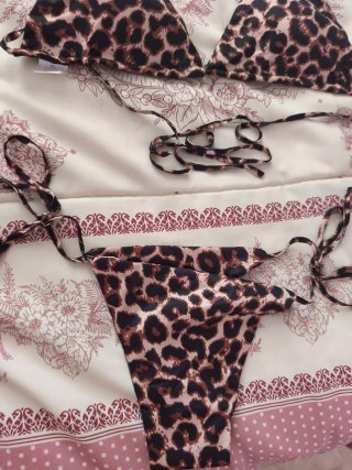 Bikini estampado leopardo