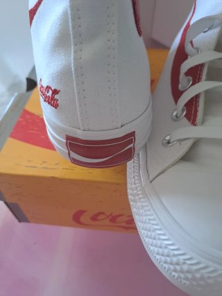 Converse All Star Donna Bianche Rosse