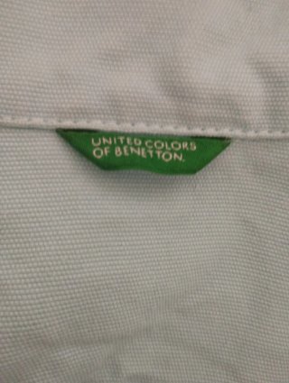Chaqueta vaquera azul claro Benetton