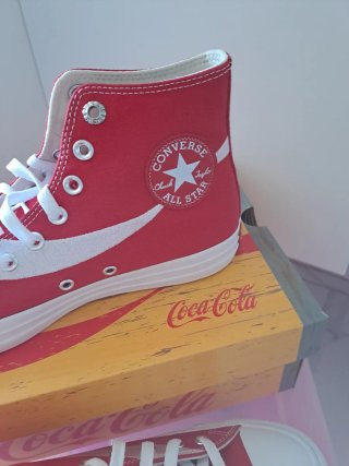 Converse rosse Coca-Cola donna originali