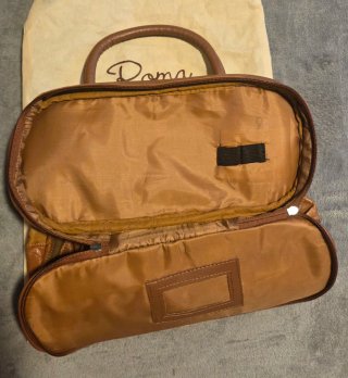 Bolso Roma Piel Patchwork Marrón y Beige