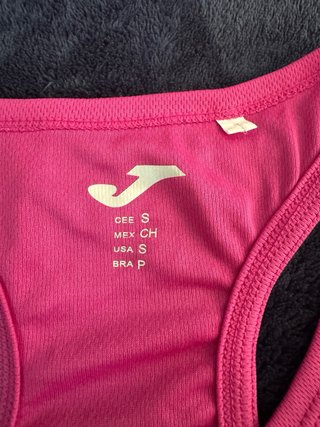 Camiseta deportiva Joma sin mangas