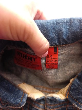 Chaqueta vaquera niño 8-9 años