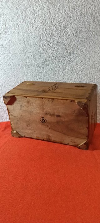 Cofanetto Legno Canfora Cina Anni '60