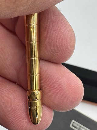 Louis Vuitton Bolígrafo Dorado Caja Original