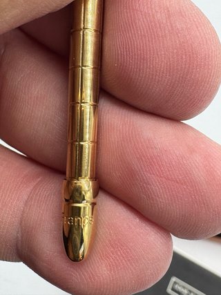 Louis Vuitton Bolígrafo Dorado Caja Original