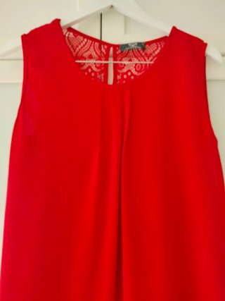 Camisa roja mujer talla 44