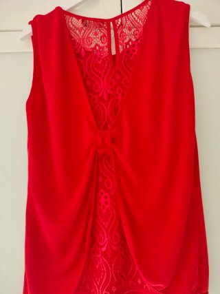 Camisa roja mujer talla 44